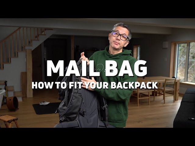 MAIL BAG - How To Fit Your Shimoda Backpack