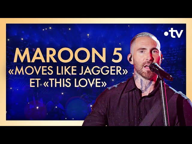 Maroon 5 "Moves like Jagger" et "This Love" - Le Gala des Pièces Jaunes