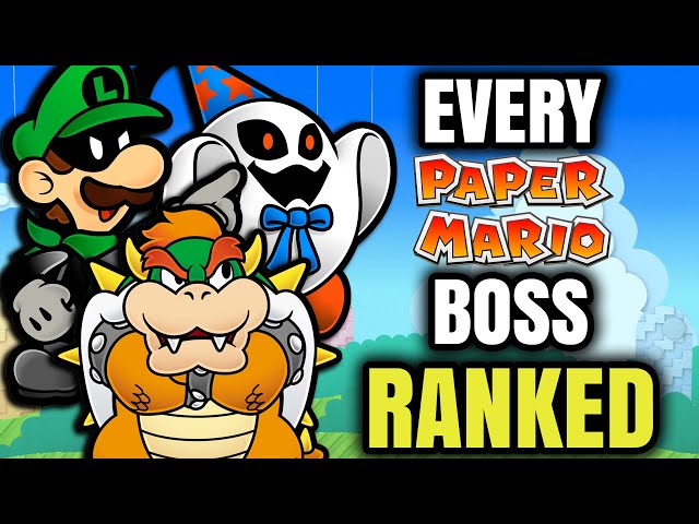 Ranking Every Boss From the Paper Mario Series!