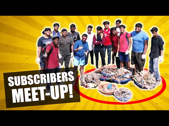 MUMBAI CLEAN-UP with my Subscribers!
