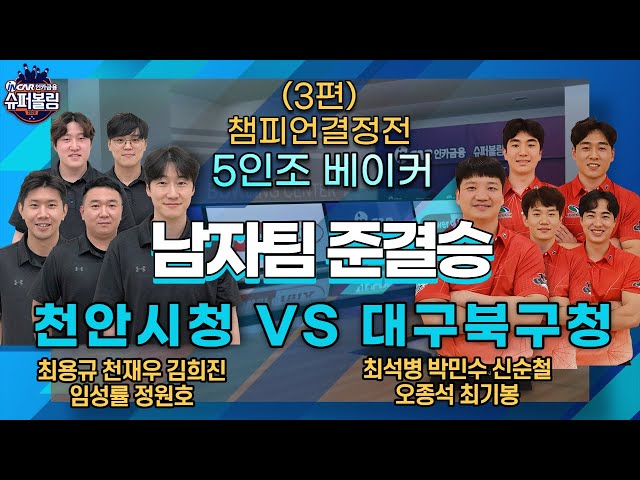 슈퍼볼링2020 | 챔피언결정전 | 남 | 천안시청vs대구북구청_3 | 5인조 베이커 | Bowling