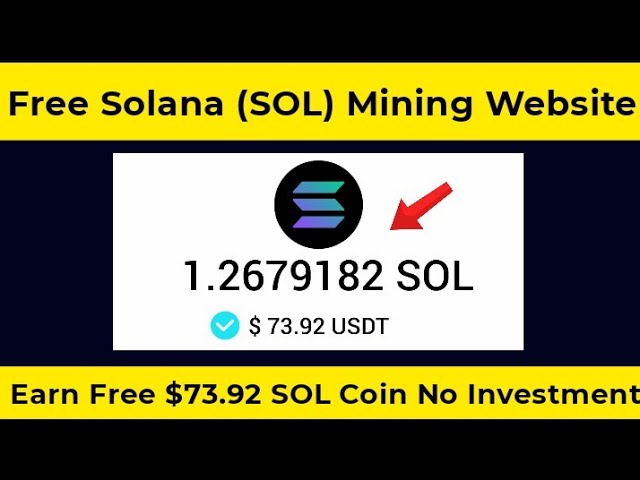 Best Free Cloud Mining Website | Free Solana Coin (SOL) Mining Website | Free Bitcoin Mining Website