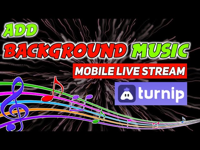 How To Add Background Music In Livestream Mobile | Turnip App