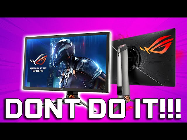 Don't Buy a 4K Gaming Monitor It Will RUIN YOUR LIFE