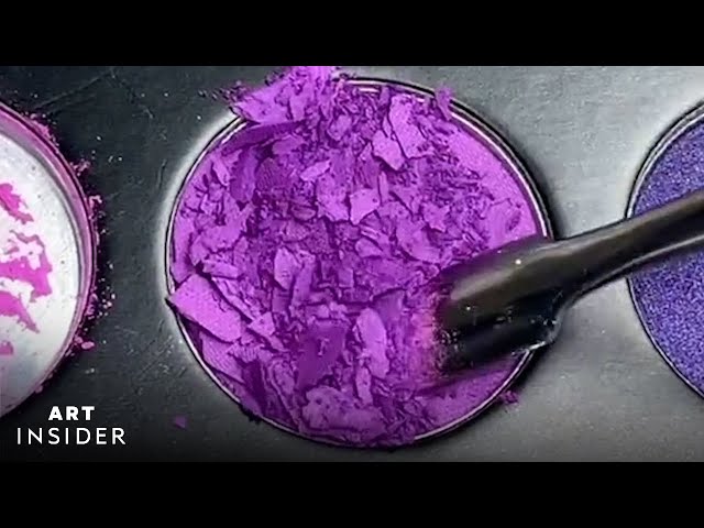 How To Turn Eye Shadow Into Acrylic Powder