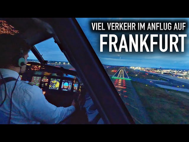 Viel Verkehr im Anflug auf Frankfurt! Ich nehme euch mit ins Cockpit! AeroNewsGermany