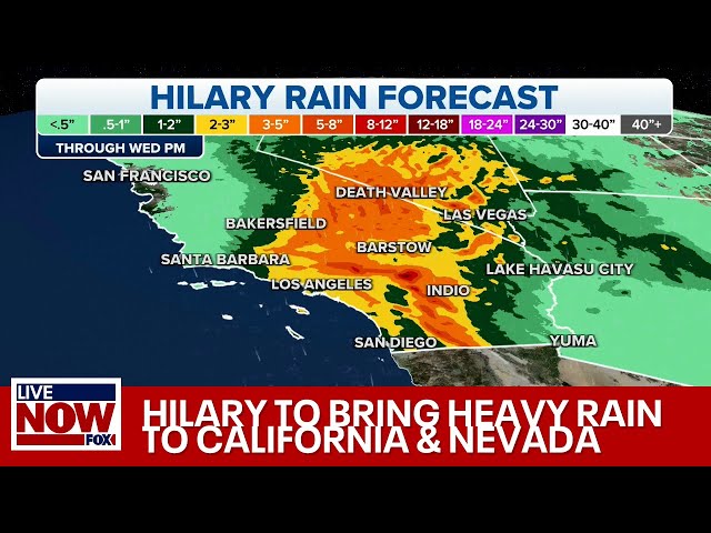 Hurricane Hilary: Landfall looms for California, flooding expected in Nevada | LiveNOW from FOX