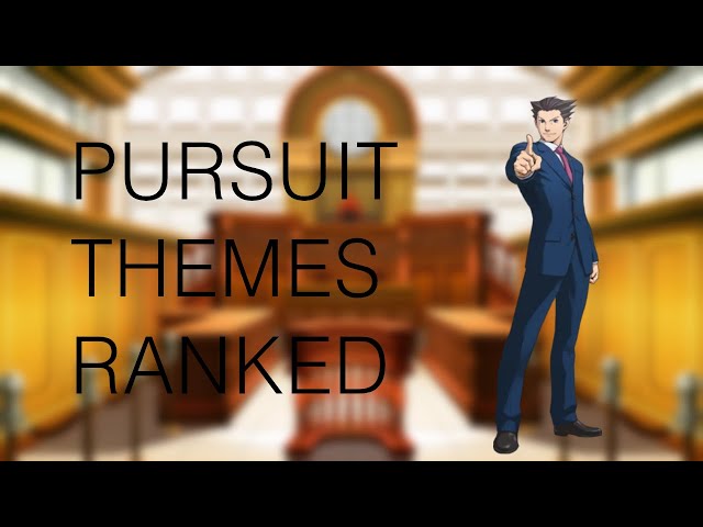 Every Ace Attorney Pursuit Theme RANKED