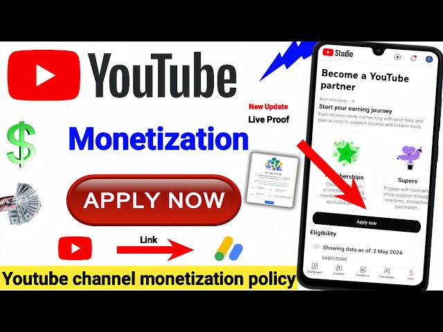 Youtube channel monetization kaise kare 2024 / How to monetize youtube channel
