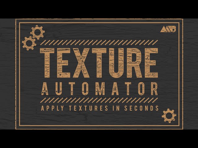 Texture Automator Photoshop Action Promotional Video