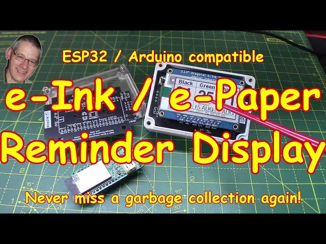 #246 e-Ink e-Paper project with ESP32 Deep😴Sleep