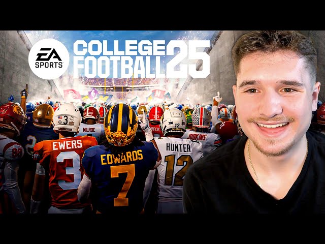 I React to the NEW College Football 25 Trailer and Info!
