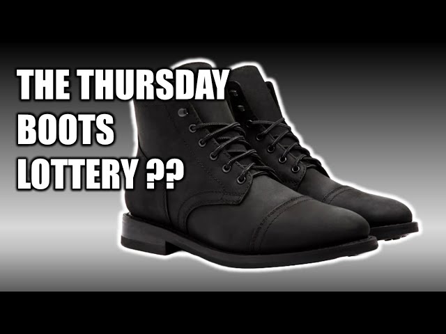 The Ever-Changing Landscape of Thursday Boots Production? Captain Matte Black / RT3 Last