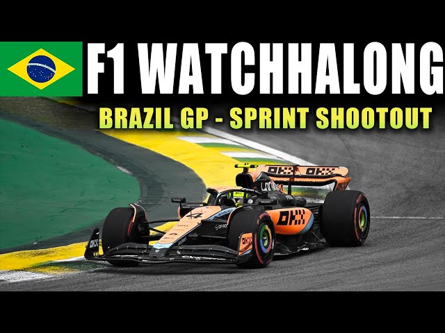 🔴 F1 Watchalong - Brazil GP SPRINT SHOOTOUT - with Commentary & Timings