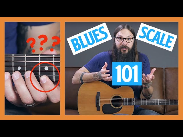 EASY Blues Scale for Guitar [SO MUCH FUN!!] 1 OF 2