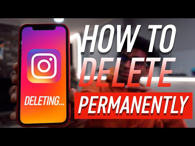 How to Delete Instagram Account Permanently! (2024)