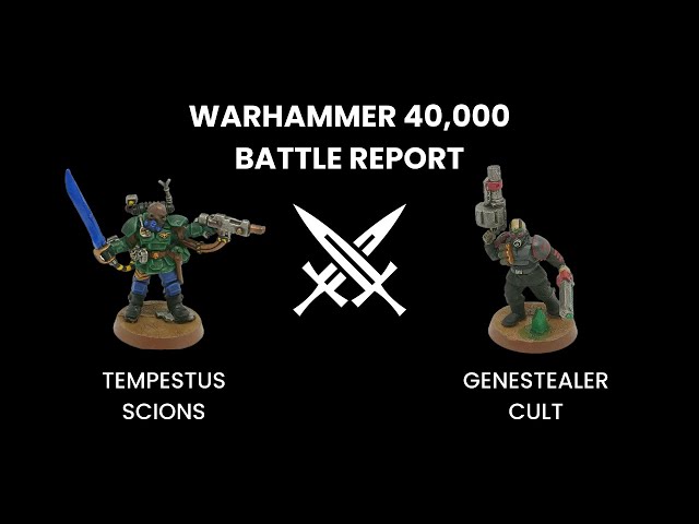 Genestealer Cult Vs Tempestus Scions  - 2000pts 9th Ed. Battle Report  - Warhammer 40,000