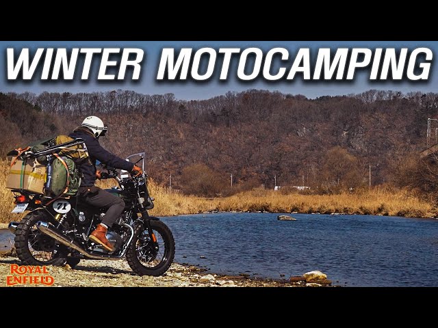 4K Romantic Moto Camping ㅣ Classic Bike ㅣGround Camping l Royal Enfield ㅣ Interceptor 650
