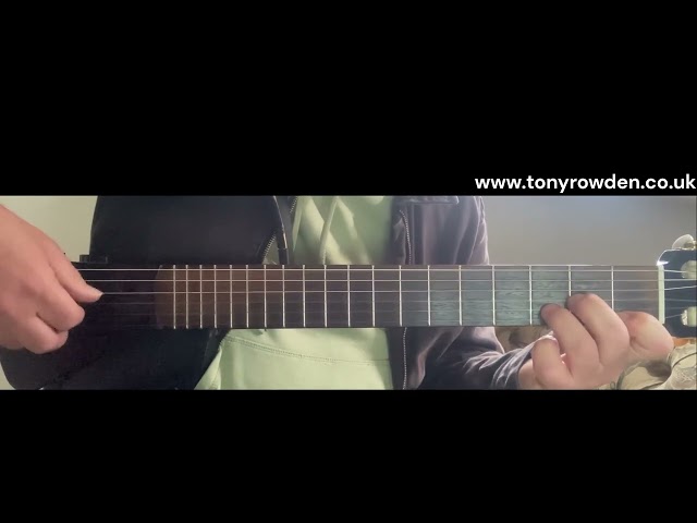 Sleepwalk - Santo & Johnny fingerstyle guitar solo - link to TAB in description