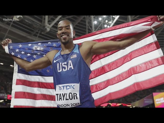 Fayetteville Olympian Christian Taylor speaks about training, previous injury ahead of 2024 Olympics