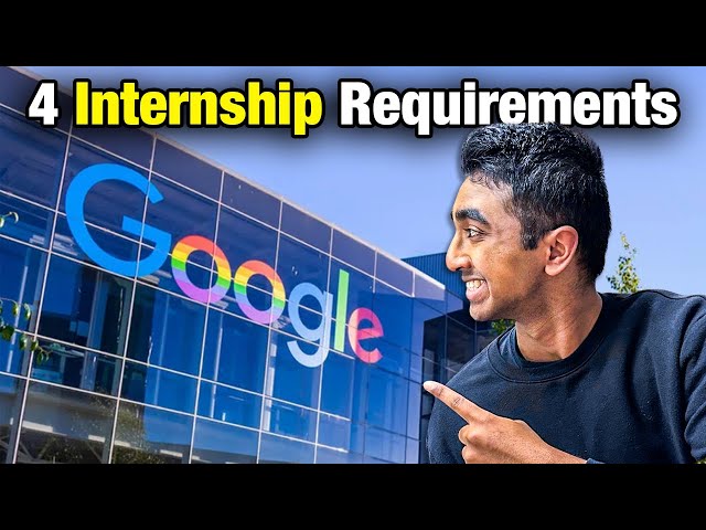 How To Get Hired at Google, Meta, Amazon WITHOUT EXPERIENCE (tech company internship)