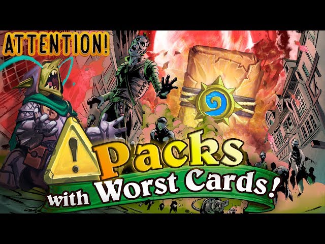 Attention! These Hearthstone Packs Have the Worst Cards! What packs should you buy in 2018?