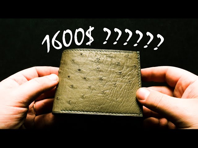 I made Louis Vuitton 1600$ Ostrich Wallet for 60$