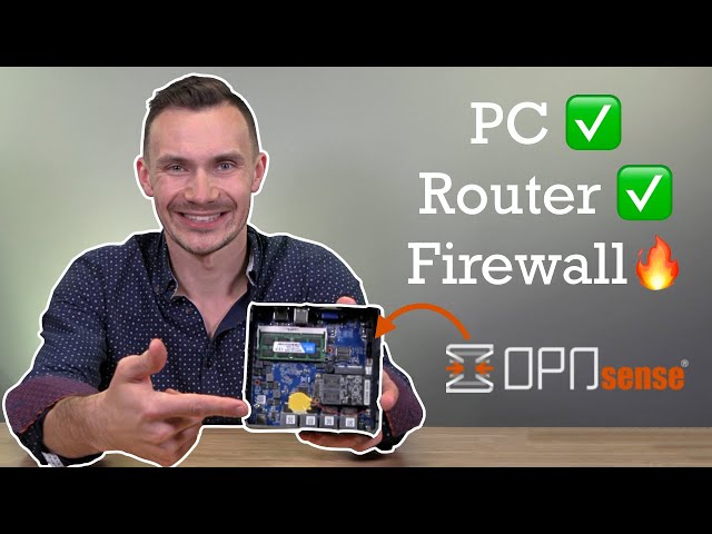 Let's make a Router Firewall // How to install OPNsense on a PC
