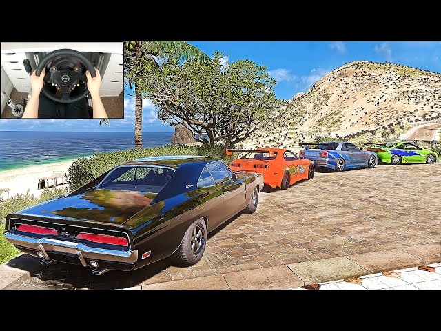 FAST AND FURIOUS CONVOY - Forza Horizon 5 (Steering Wheel + Shifter) Gameplay