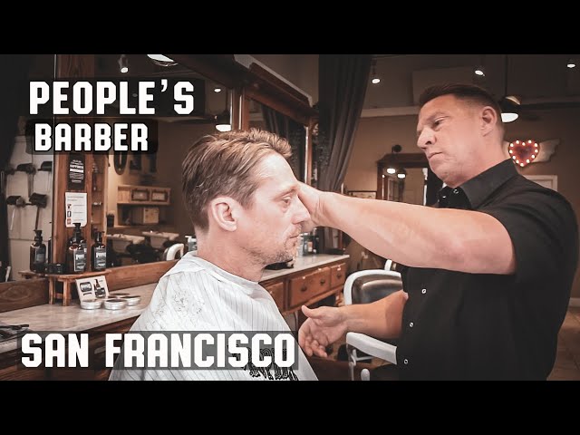 💈 Textured Modern Haircut | People's Barber in San Francisco California