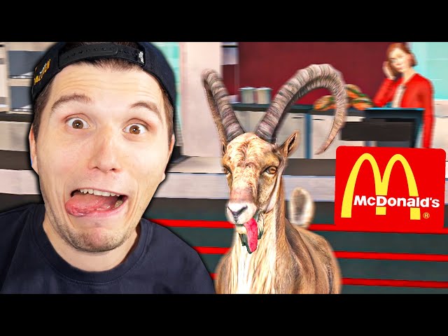 Eine ZIEGE bei McDonalds | Goat Simulator