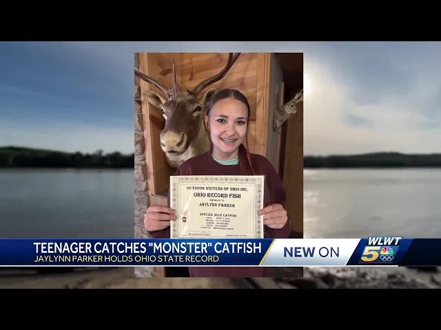 Ohio teen catches 'monster-sized' 101-pound blue catfish