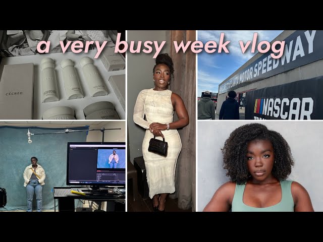 PR from Beyoncé, getting back into acting, Covergirl & NASCAR event, new headshots & more | VLOG
