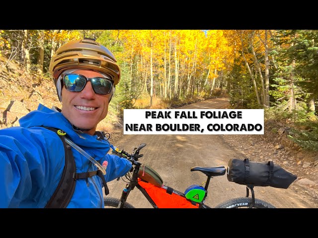 Bikepacking the Boulder Weekend Loop *Amazing Fall Colors*
