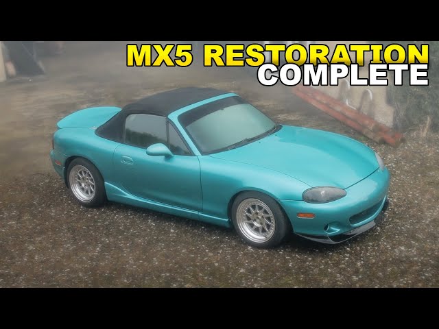Complete Restoration of a Mazda Miata:  The Final Touches!