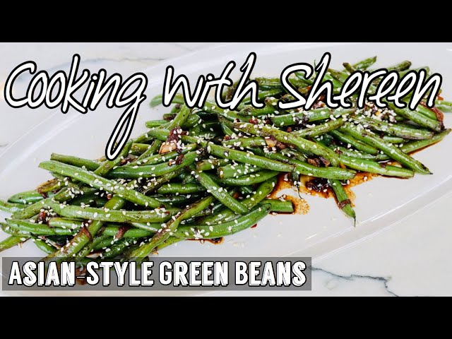 Asian Style Green Beans Stir Fry; GARLICKY GOOD