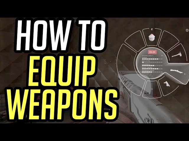Atomic Heart How to Equip Weapons