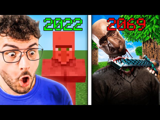 Minecraft 2022 vs. Minecraft 2069