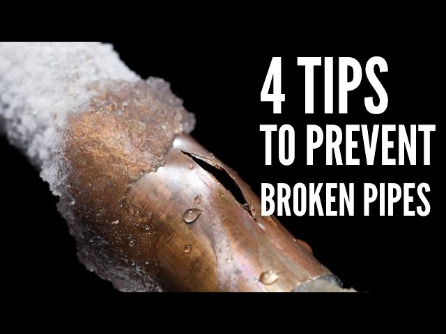What to Do When Plumbing Starts to Freeze Up | 4 Tips to Prevent Broken (frozen) Pipes