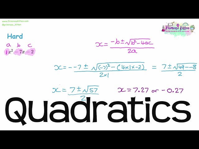 Solving Quadratics | Revision for Maths A-Level and IB