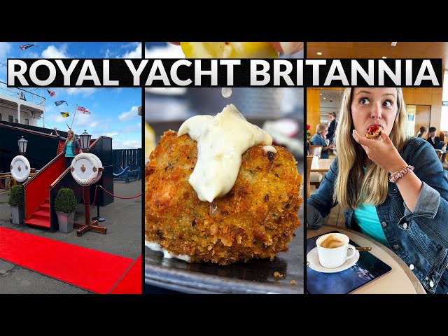 Exploring Edinburgh | Royal Yacht Britannia Tour + Lunch in Leith