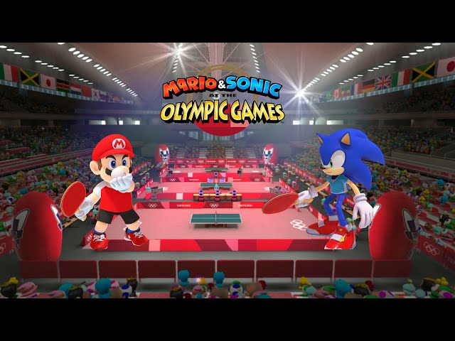 Mario & Sonic Olympic Games At The Tokyo 2020 Event Table Tennis All Character