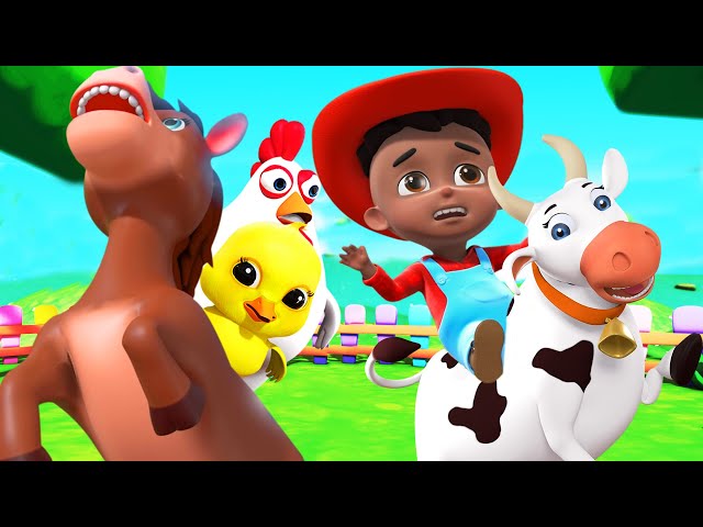 Old MacDonald Had A Farm - 3D Animation English Nursery Rhymes & Songs for children - Jugnu Kids
