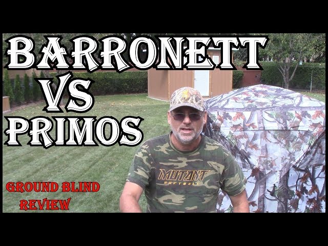 Primos vs Barronett Ground Blind Review  - WATCH BEFORE YOU BUY ONE
