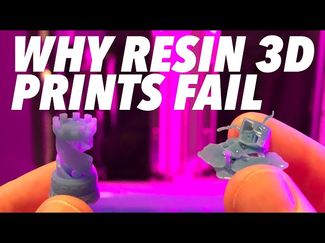 Why Resin 3D Prints Fail - Improve Your Prints - Tips on Understanding Overhangs and Supports