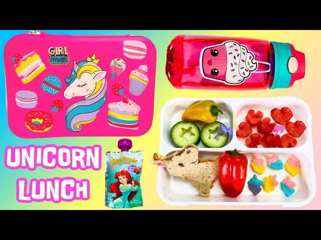 Packing a Unicorn Themed School Lunch Box