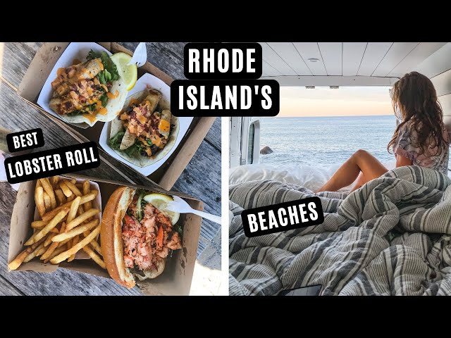 Exploring Rhode Island's Coastline and finding the BEST Lobster Roll in the State! - Van Life Ep: 2
