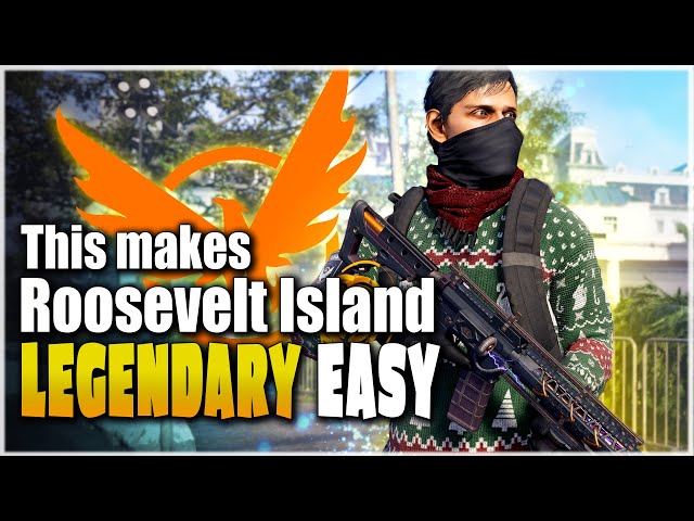 SOLO PLAYER Build VS Roosevelt Island SOLO LEGENDARY in The Division 2