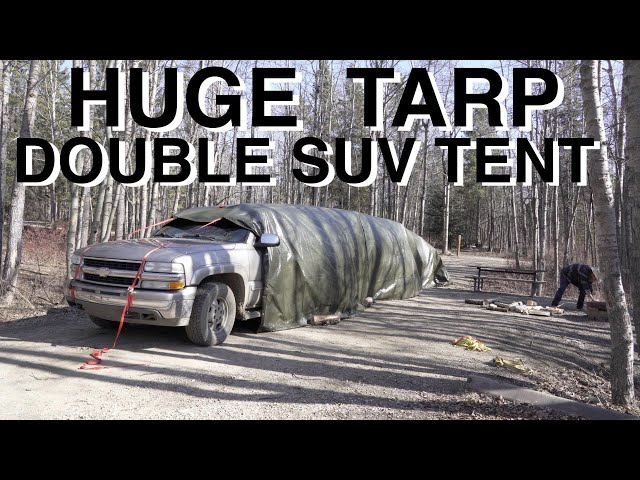 Huge Double SUV Tarp Tent Camping