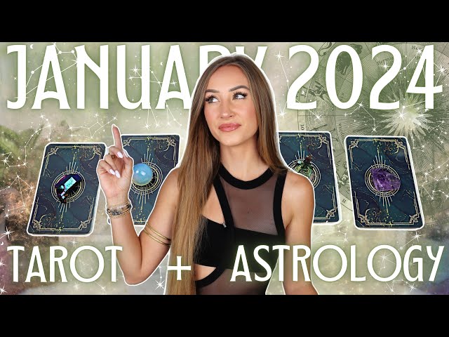 Your JANUARY 2024 Month in Detail • Astrology & Pick a Card •